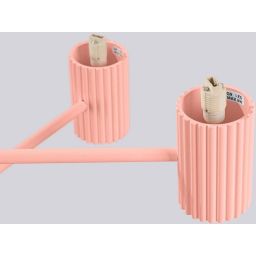 Sollux Lighting Halo lampa wisząca 6x8 W brzoskwiniowa SL.1838