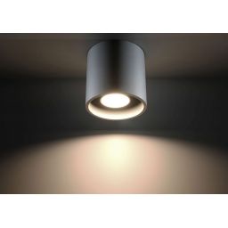 Sollux Lighting Orbis lampa podsufitowa 1x40W szara SL.0018