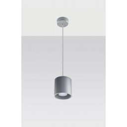 Sollux Lighting Orbis lampa wisząca 1x40W szara SL.0052