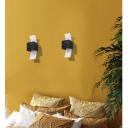 Sollux Lighting Loreto kinkiet 1x40W czarny/biały SL.0201