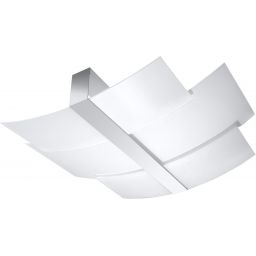 Sollux Lighting Celia lampa podsufitowa 3x60W chrom/biały SL.0351