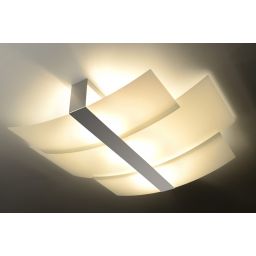 Sollux Lighting Celia lampa podsufitowa 3x60W chrom/biały SL.0351
