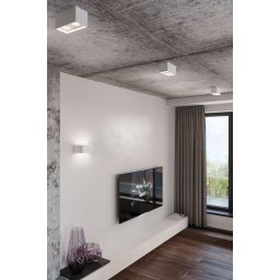 Sollux Lighting Quad Maxi lampa podsufitowa 2x40W biała SL.0380