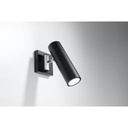 Sollux Lighting Direzione kinkiet 1x6W czarny SL.0498