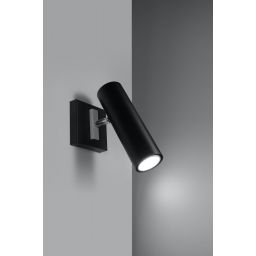 Sollux Lighting Direzione kinkiet 1x6W czarny SL.0498