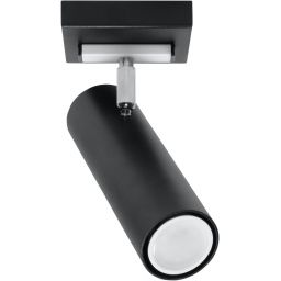 Sollux Lighting Direzione lampa podsufitowa 1x6W czarna SL.0499