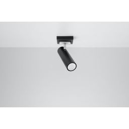 Sollux Lighting Direzione lampa podsufitowa 1x6W czarna SL.0499
