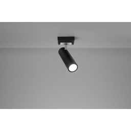 Sollux Lighting Direzione lampa podsufitowa 1x6W czarna SL.0499