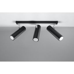 Sollux Lighting Direzione lampa podsufitowa 3x6W czarna SL.0501
