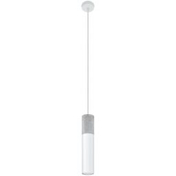 Sollux Lighting Borgio lampa wisząca 1x40W beton/biała SL.0647