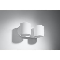 Sollux Lighting Orbis kinkiet 2x40W biały SL.0659
