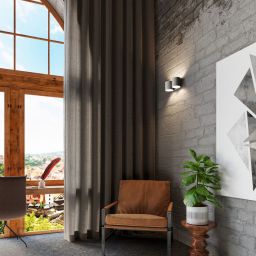 Sollux Lighting Orbis kinkiet 2x40W szary SL.0661