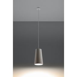 Sollux Lighting Gulcan lampa wisząca 1x60W biała SL.0849