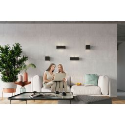 Sollux Lighting Vega kinkiet 1x60W czarny SL.0878