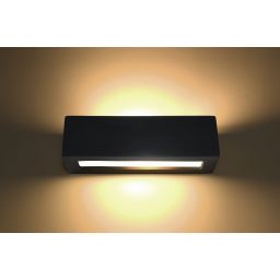 Sollux Lighting Vega kinkiet 1x60W czarny SL.0878