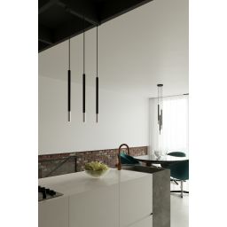 Sollux Lighting Mozaica lampa wisząca 3x40W czarna/chrom SL.0886