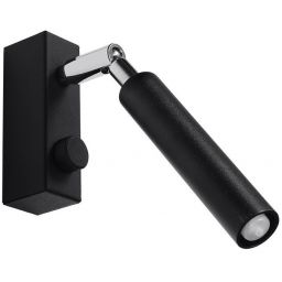 Sollux Lighting Eyetech kinkiet 1x40W czarny SL.0897