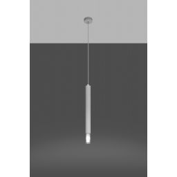 Sollux Lighting Wezyr lampa wisząca 1x40W biała SL.0957
