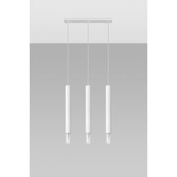 Sollux Lighting Wezyr lampa wisząca 3x40W biała SL.0959