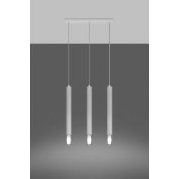Sollux Lighting Wezyr lampa wisząca 3x40W biała SL.0959