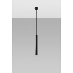 Sollux Lighting Wezyr lampa wisząca 1x40W czarna SL.0960