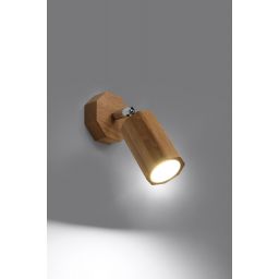 Sollux Lighting Zeke kinkiet 1x40W dąb SL.1028