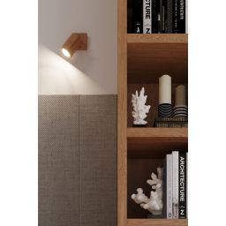 Sollux Lighting Zeke lampa podsufitowa 2x40W dąb SL.1029