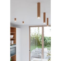 Sollux Lighting Zeke lampa podsufitowa 6x40W dąb SL.1032