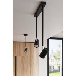 Sollux Lighting Norano lampa podsufitowa 2x12 W czarna SL,1075