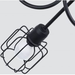 Sollux Lighting Beluci lampa podsufitowa 5x12 W czarna SL,1119