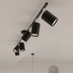 Sollux Lighting Lemmi lampa podsufitowa 6x10W czarny SL.1169