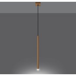 Sollux Lighting Pastelo lampa wisząca 1x8W złoty SL.1170