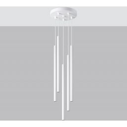 Sollux Lighting Pastelo lampa wisząca 5x8W biały SL.1175