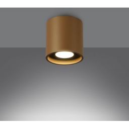 Sollux Lighting Orbis lampa podsufitowa 1x10W złoty SL.1180