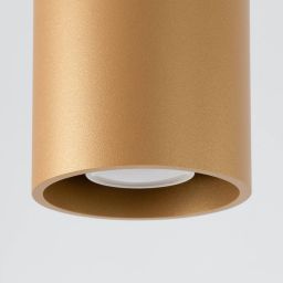 Sollux Lighting Orbis lampa podsufitowa 1x10W złoty SL.1180