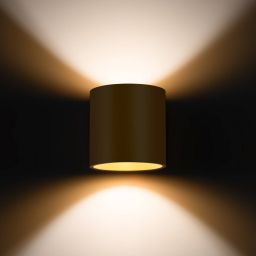 Sollux Lighting Orbis kinkiet 1x8 W złoty SL.1181