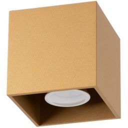 Sollux Lighting Quad lampa podsufitowa 1x10 W złota SL.1182