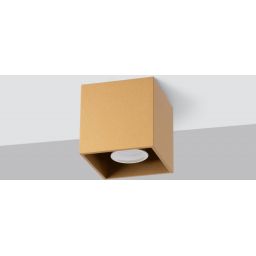 Sollux Lighting Quad lampa podsufitowa 1x10 W złota SL.1182
