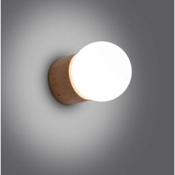 Sollux Lighting Boomo kinkiet 1x8W naturalne drewno SL.1192