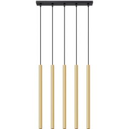 Sollux Lighting Pastelo lampa wisząca 5x8W złoty połysk SL.1198