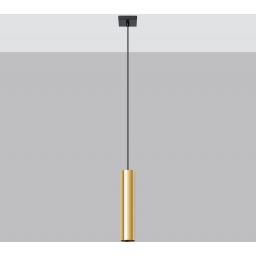 Sollux Lighting Lagos lampa wisząca 1x10W złoty połysk SL.1200
