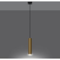Sollux Lighting Lagos lampa wisząca 1x10W złoty połysk SL.1200