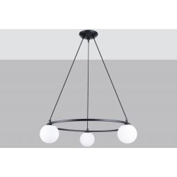 Sollux Lighting Yoli lampa wisząca 3x8W czarny SL.1213