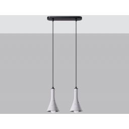 Sollux Lighting Rea lampa wisząca 2x12W beton SL.1224