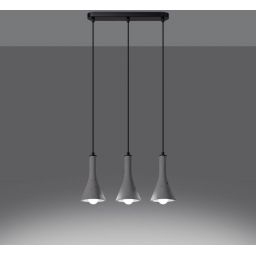 Sollux Lighting Rea lampa wisząca 3x12W beton SL.1225