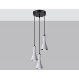 Sollux Lighting Rea lampa wisząca 3x12W beton SL.1226