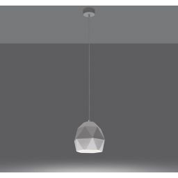 Sollux Lighting Mint lampa wisząca 1x15W biały SL.1251