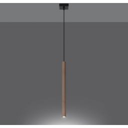 Sollux Lighting Pastelo lampa wisząca 1x8W drewno SL.1266
