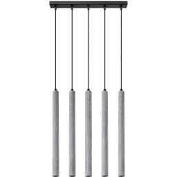 Sollux Lighting Pastelo lampa wisząca 5x8W beton SL.1274