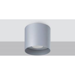 Sollux Lighting Mika lampa podsufitowa 1x10W szary SL.1282